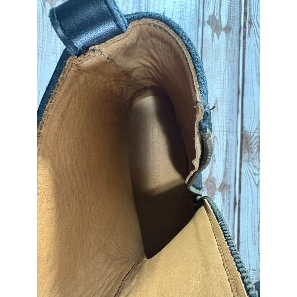 Allen Edmonds "TOMPKINS" Chelsea Leather Zip Up Boots 10 D color Black brand new - Picture 7 of 8